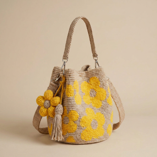 Crochet Flower Bag