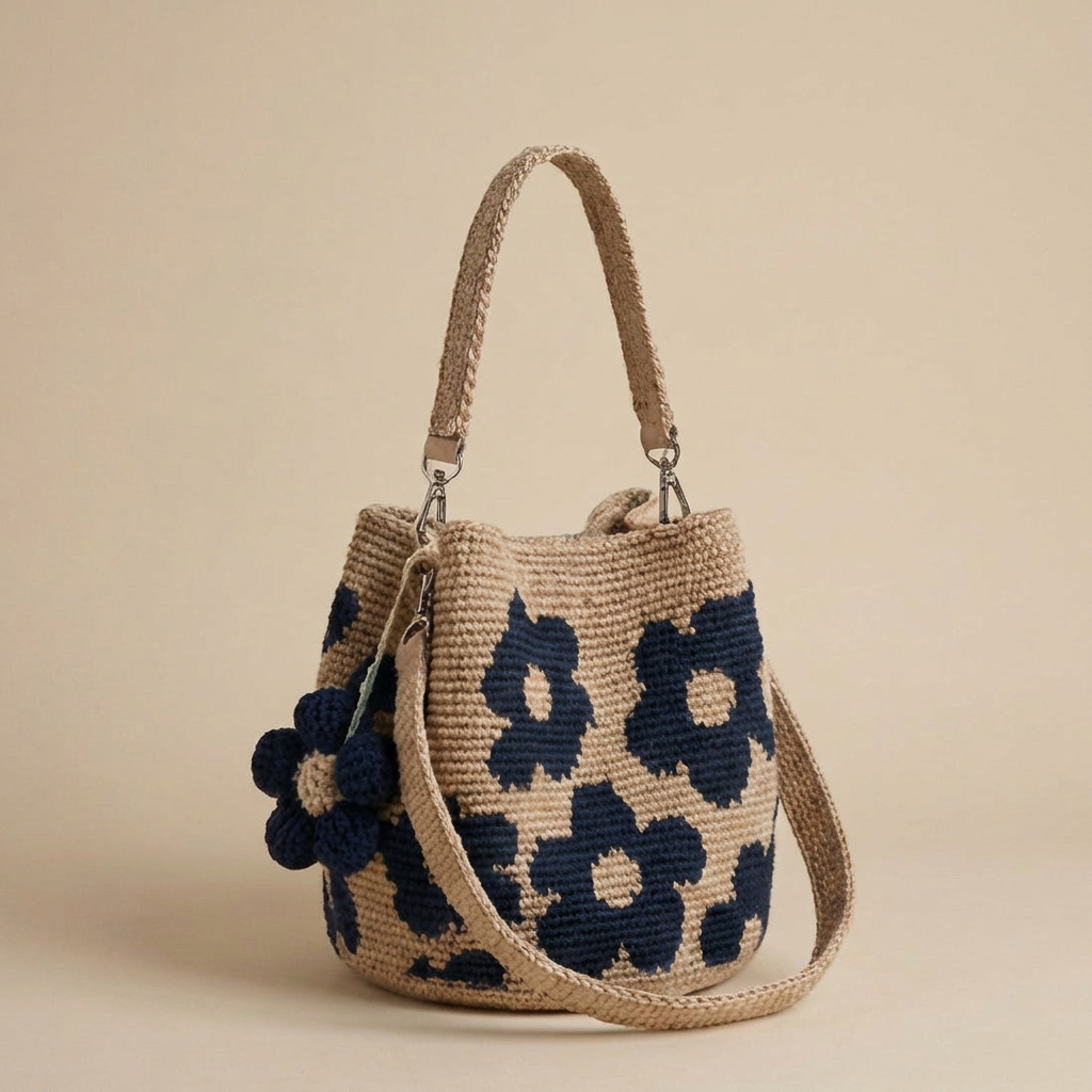 Crochet Flower Bag