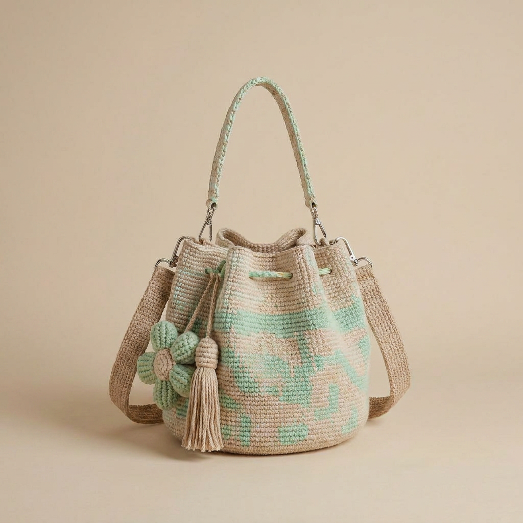 Crochet Flower Bag